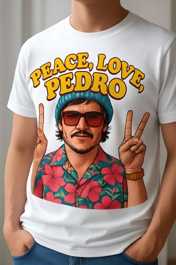 Discover Peace Love Pedro Vintage Tee Shirt, Pascal Fans