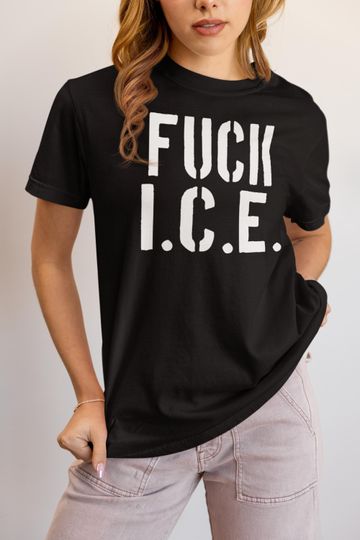 Discover F*ck I.C.E. Shirt, Anti ICE Tee, Anti Fascist Shirt, Immigration Tee