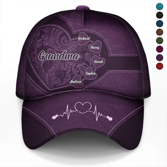 Discover Grandma's Little Sweethearts - Personalized Classic Cap