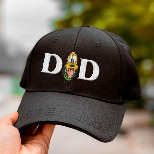 Discover plutoo Dad Mom Embroidered Hat, Vintage Baseball Hat,  Cute And Funny Cap, Disneyyy Character Hat 2025