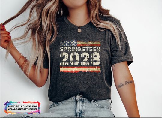 Discover Springsteen 2028 Shirt, Braces Anti-Trump Shirt
