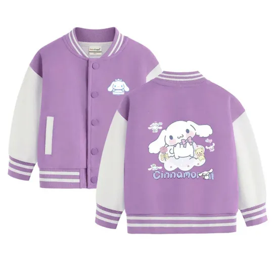 Discover Kawaii Hello Kitty Kids Baseball Jacket