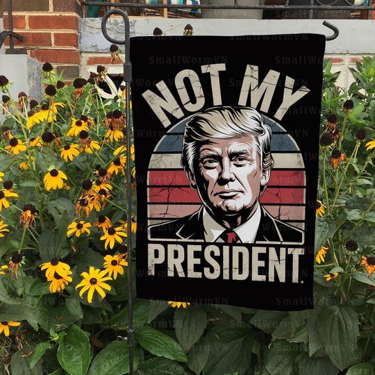 Discover Not My President Flag, Free Speech Flag