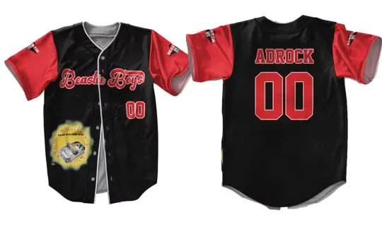 Discover Beastie Boys Band Baseball Jersey Baseball Jersey 3D T Shirt All Size AD35