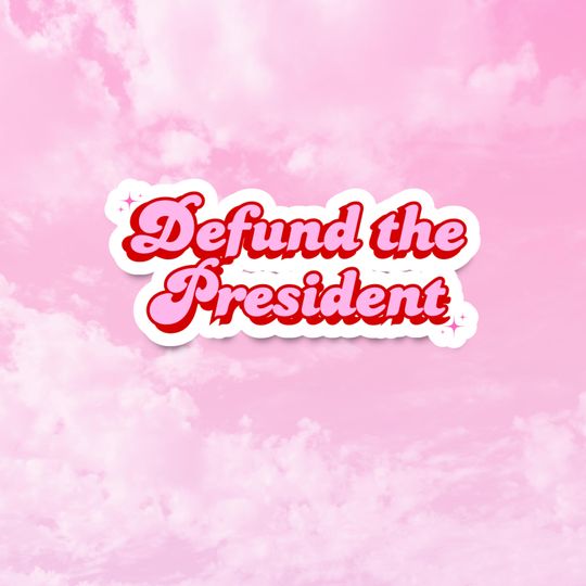 Discover Defund Stickers, Anti MAGA Stickers