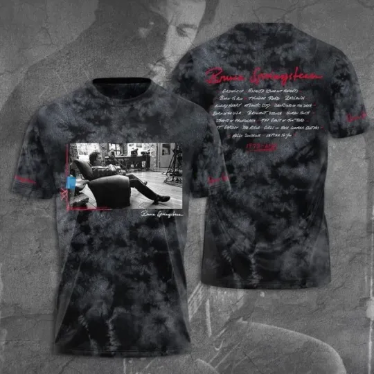 Discover Bruce Springsteen 3D Tour 2025 The Last Show Tour 2025 Unisex T-Shirt LH845