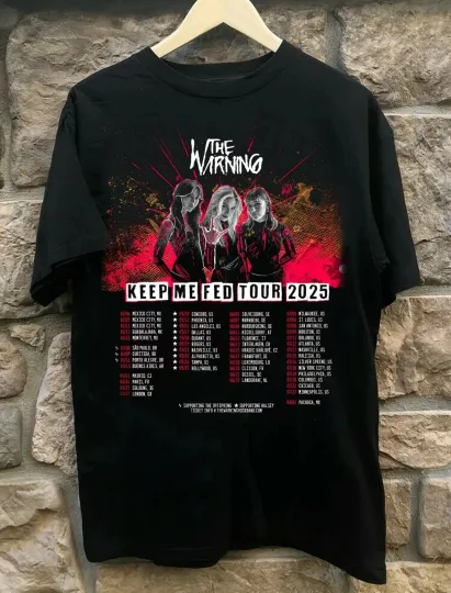 Discover The Warning Band Tour 2025 T-Shirt
