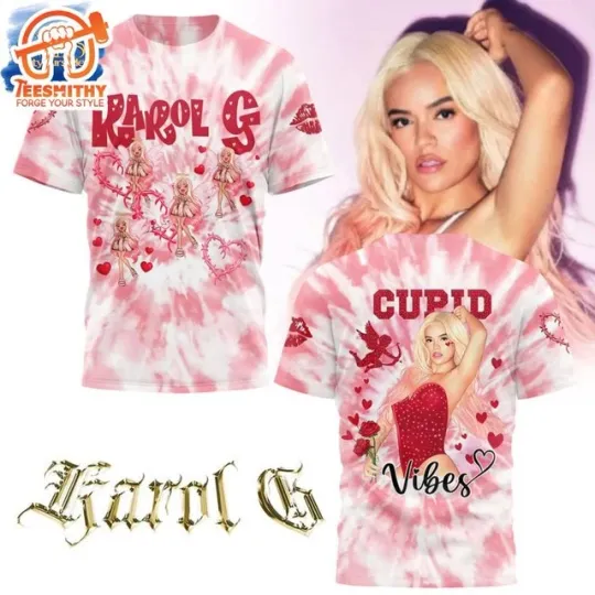 Discover Karol G Valentine Cupid Vibes Shirt