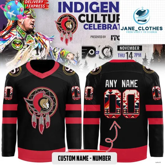 Discover Personalized Ottawa Senators Indigenous Culture Celebration 2025 Hockey Shirt