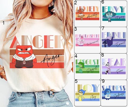 Discover Insidee Outt Characters Shirts, Insidee Outt Shirt, Insidee Outt Group Matching