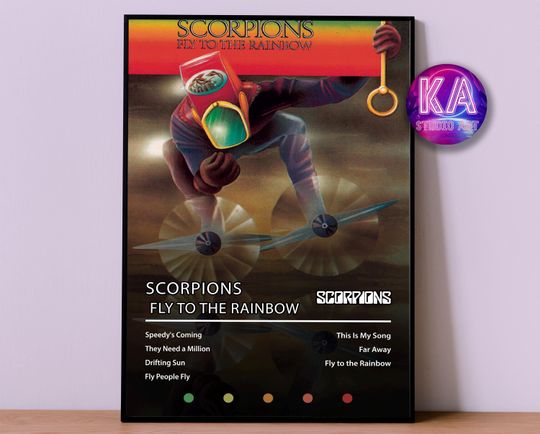 Discover Scorpions Poster | Fly to the Rainbow Poster