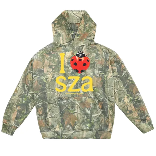 Discover SZA 3D Hoodie I Sza - Green Camo hoodie Grand National Tour 2025