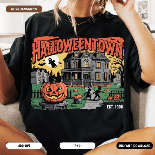 Discover Halloweentown 1998, Retro Halloweentown University Shirt