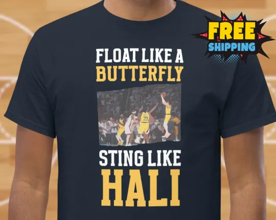 Discover Pacers Shirt Tyrese Haliburton Shirt Indiana Basketball Boxing Shirt Ali Quote T