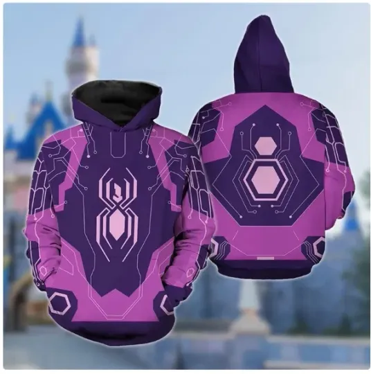 Discover Spider Byte All Over Print Costume 3D HOODIE HALLOWEEN GIFT CHRISTMAS GIFT