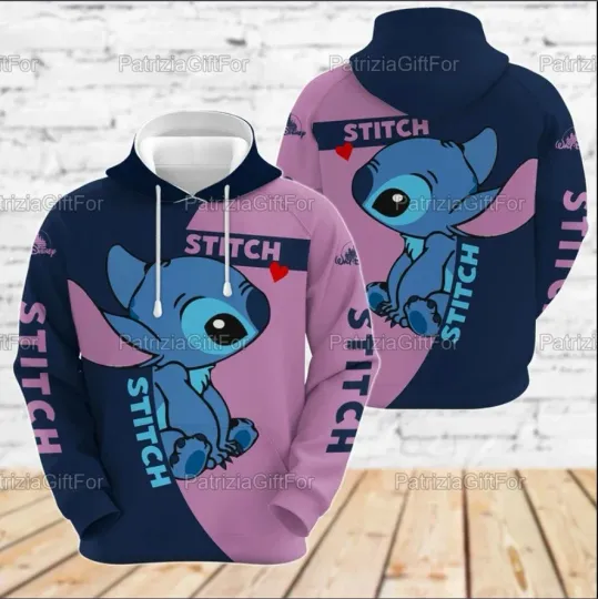 Discover Cute Stitchh 3D HOODIE Halloween Gift Best Price Christmas Gift Us Size