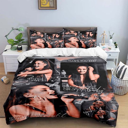 Discover Singer Ariana Pattern Bedding Sets Exquisite Bed Supplies Set  Bedding Set Luxury Birthday Gift
