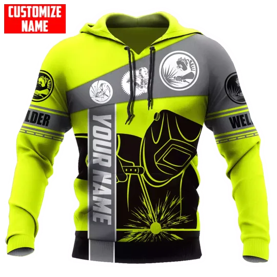 Discover Personalized Welder 3D HOODIE US Size All Over Print Father Day Gift Best Price