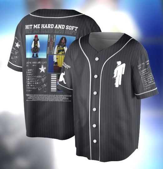 Discover 2025 Billiee E!lish Concert Jersey - Hit Me Hard and Soft Vintage Jersey