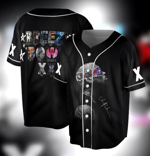 Discover Chris Brown Inspired Baseball Jersey