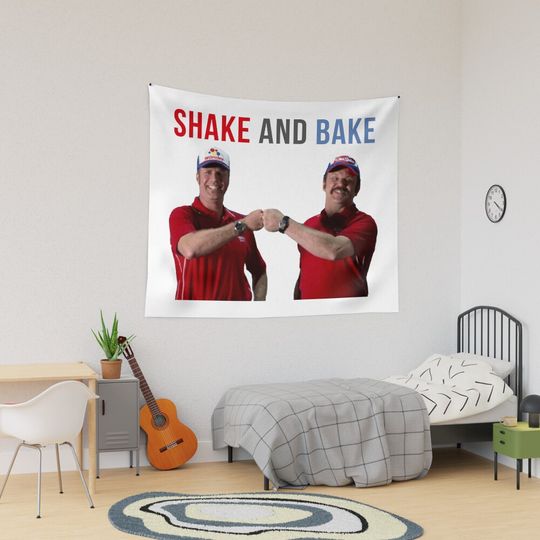 Discover Will Ferrell Talladega Nights Ricky Bobby "Shake and Bake" Tapestry