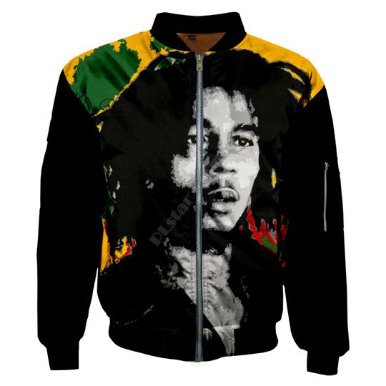 Discover Bob Marley Hip hop bomber jacket