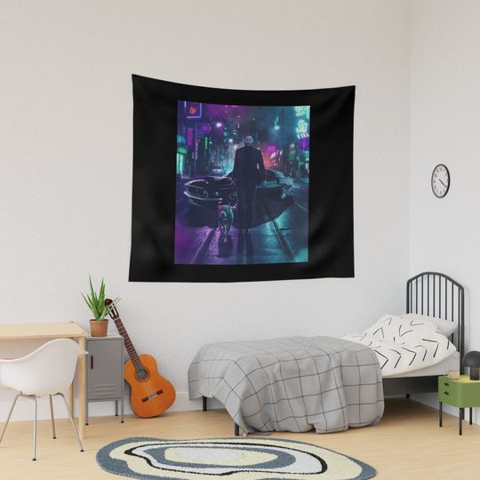 Discover Keanu Reeves Mr John Wick Fanart Tapestry