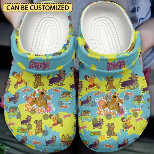 Discover Personalized Scooby Doo Cartoon Slippers Clogsband Clogs For Adults Lovers