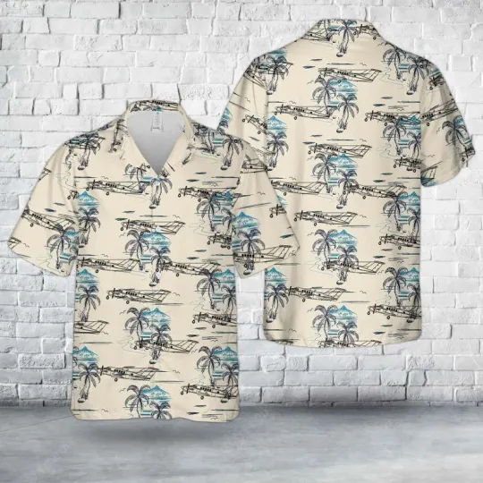 Discover  Hawaiian Shirt – Wyoming 2-245th Aviation Regiment Fixed Wing Support