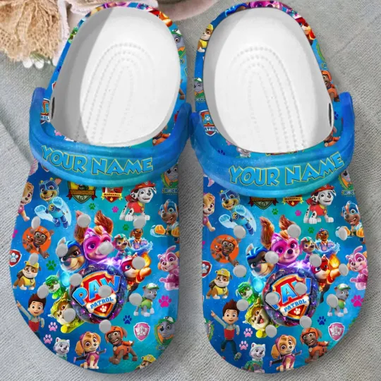 Discover Personalized Paw Patrol Cartoon Slippers Clogsband Clogs For Adults Lovers