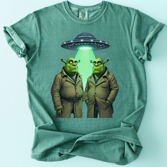Discover The Swamp Files Shirt - Funny Sci-Fi Series Parody Tee - Alien Conspiracy Spoof Shirt - Swamp Investigators Humor T-Shirt