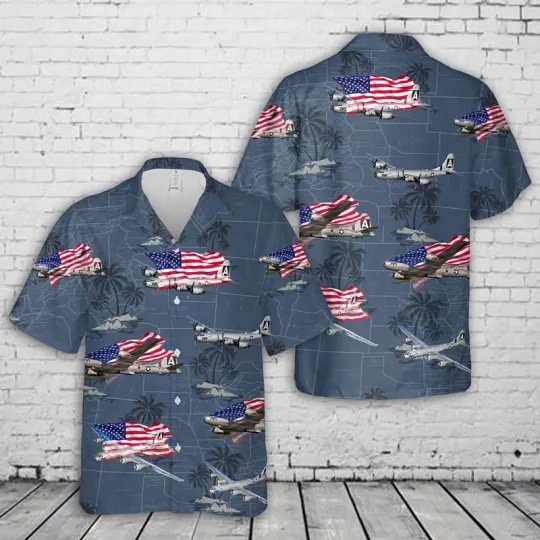 Discover Boeing B 29 Superfortress 4th Of July Hawaiian Shirt