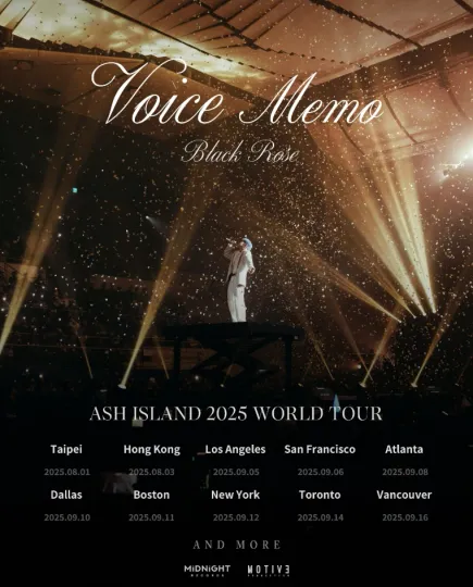Discover ASH ISLAND World Tour 2025 Poster, gift fans