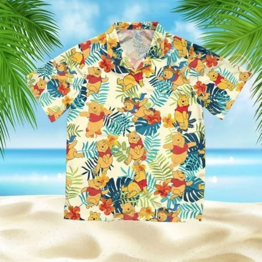 Discover Disneyyy winniee the poohh Hawaiian Shirt