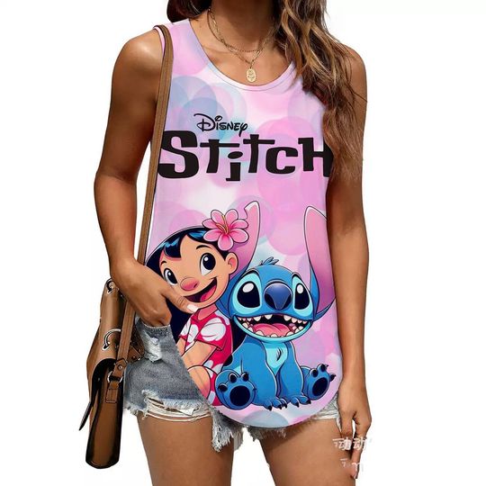 Discover Disneyyy Lilo&Stitchh Printed Tank Top