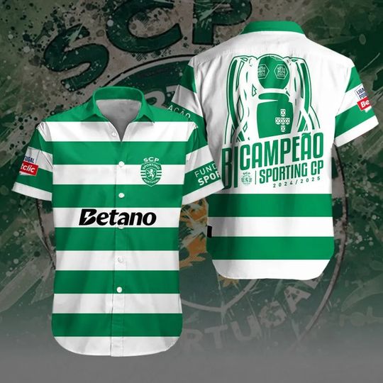 Discover Sporting CP Short Sleeve Hawaiian Shirt - Gift For Fans
