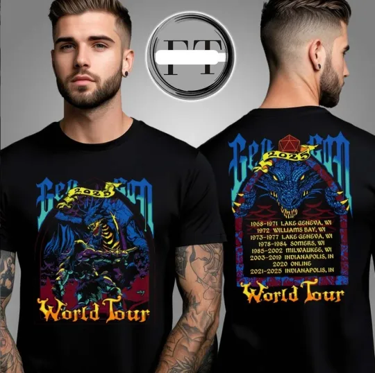 Discover Gen Con World Tour 2025 Unisex T-Shirt Best Gift For Fan Shirt