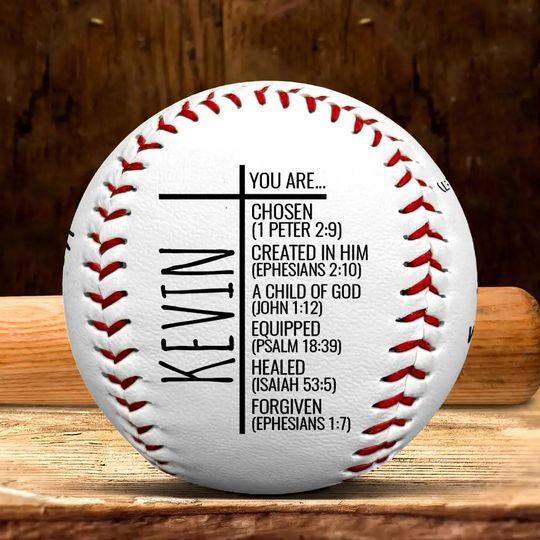 Discover You Are Chosen Christian Baseball - Personalized Baseball, Softball