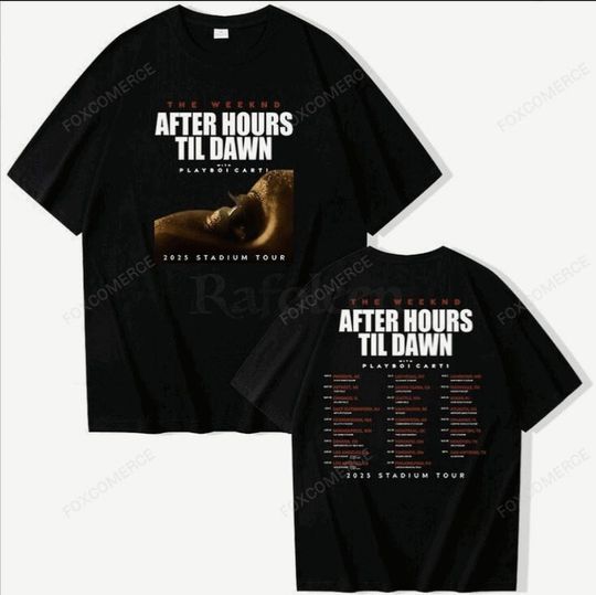 Discover After Hours Til Dawn Tour 2025 T-Shirt