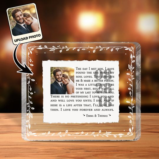 Discover I Love You - Personalized Couple Custom Shaped Acrylic Plaque