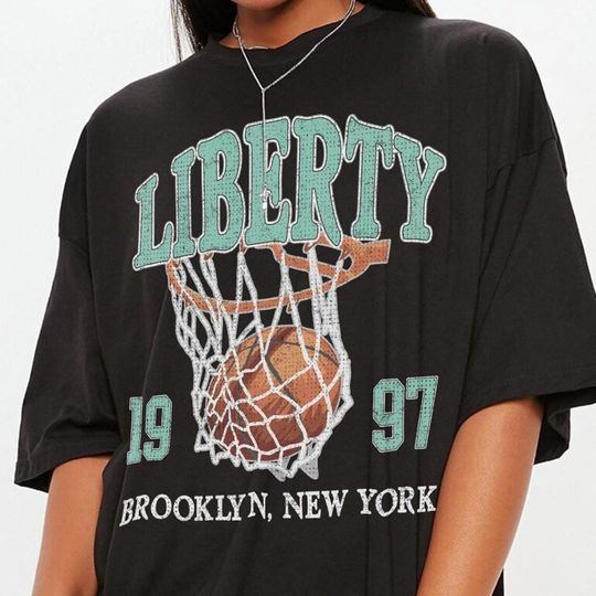 Discover Vintage New York Basketball Women Vintage Shirt, 90s Basketball Graphic Tee