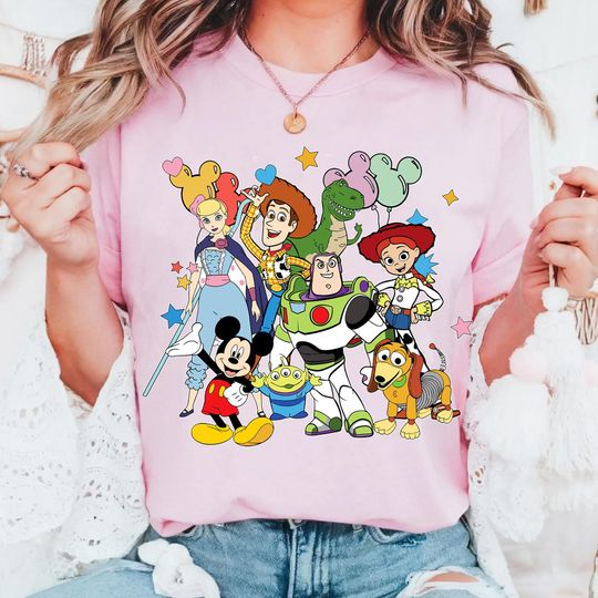 Discover Disneyyy Mickeyy toy stories Friends T-Shirt