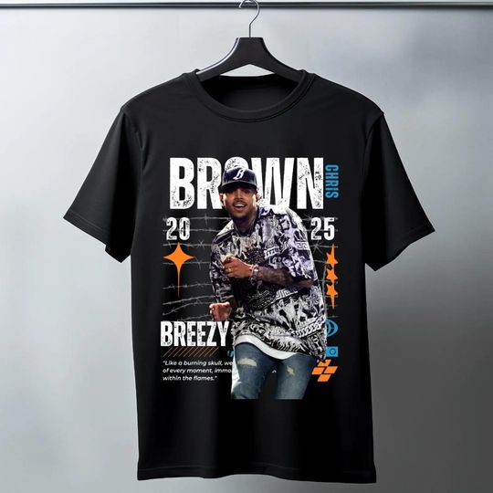 Discover Chris Brown Tour Shirt, Breezy Merch Shirt, Chris Brown Vintage Concert Shirt