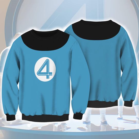 Discover Mister Fantastic The Fantastic Four 2025 3D Sweatshirt