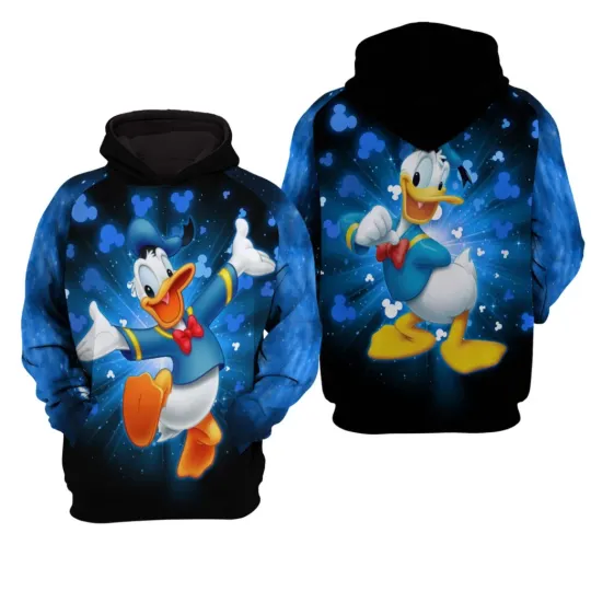 Discover Donald Duckk 3D Hoodie