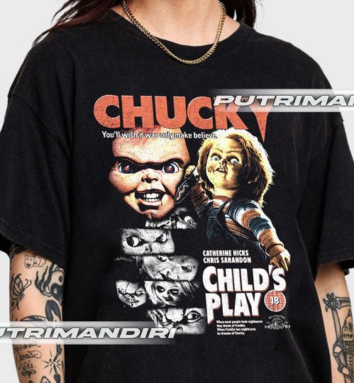 Discover Chucky Horror Movie T-Shirt, Halloween Movie T-Shirt