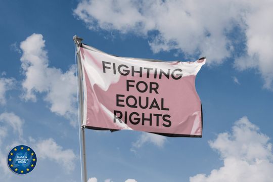 Discover Fighting For Equal Rights House Flag