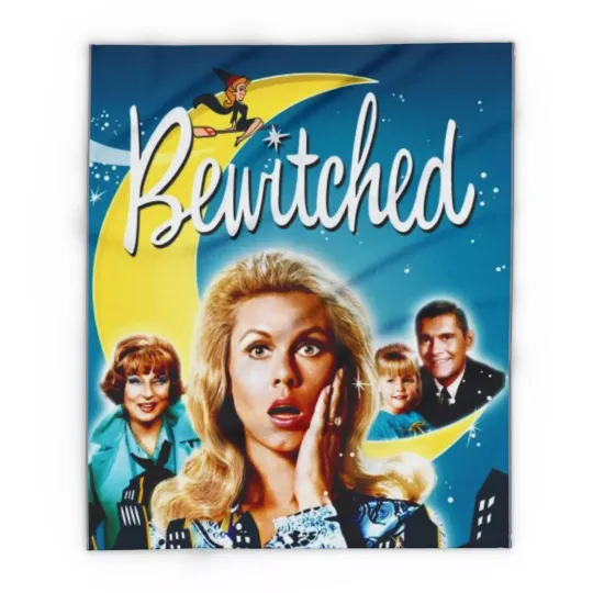 Discover Bewitched TV Show Arctic Fleece Blanket 50" × 60", TV Fan Cozy Throw