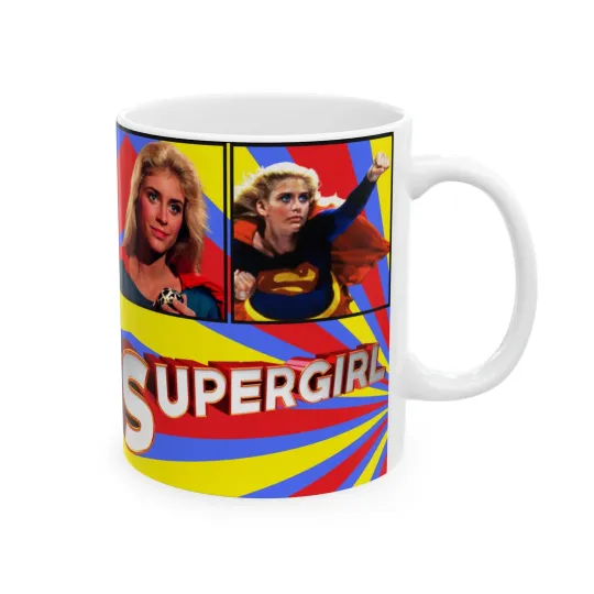 Discover Supergirl Ceramic Mug 11oz, Helen Slater, Supergirl Movie, Movie Fan Gift