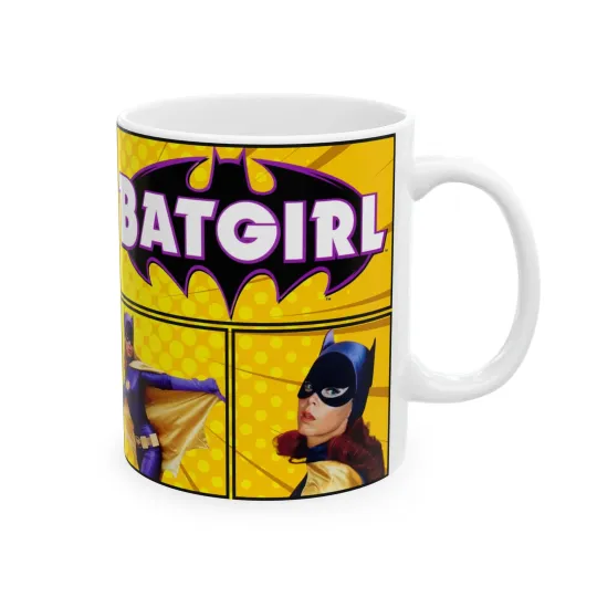 Discover Batgirl Ceramic Mug 11oz, TV Fan Gift, Coffee Cup, Classic TV Mug